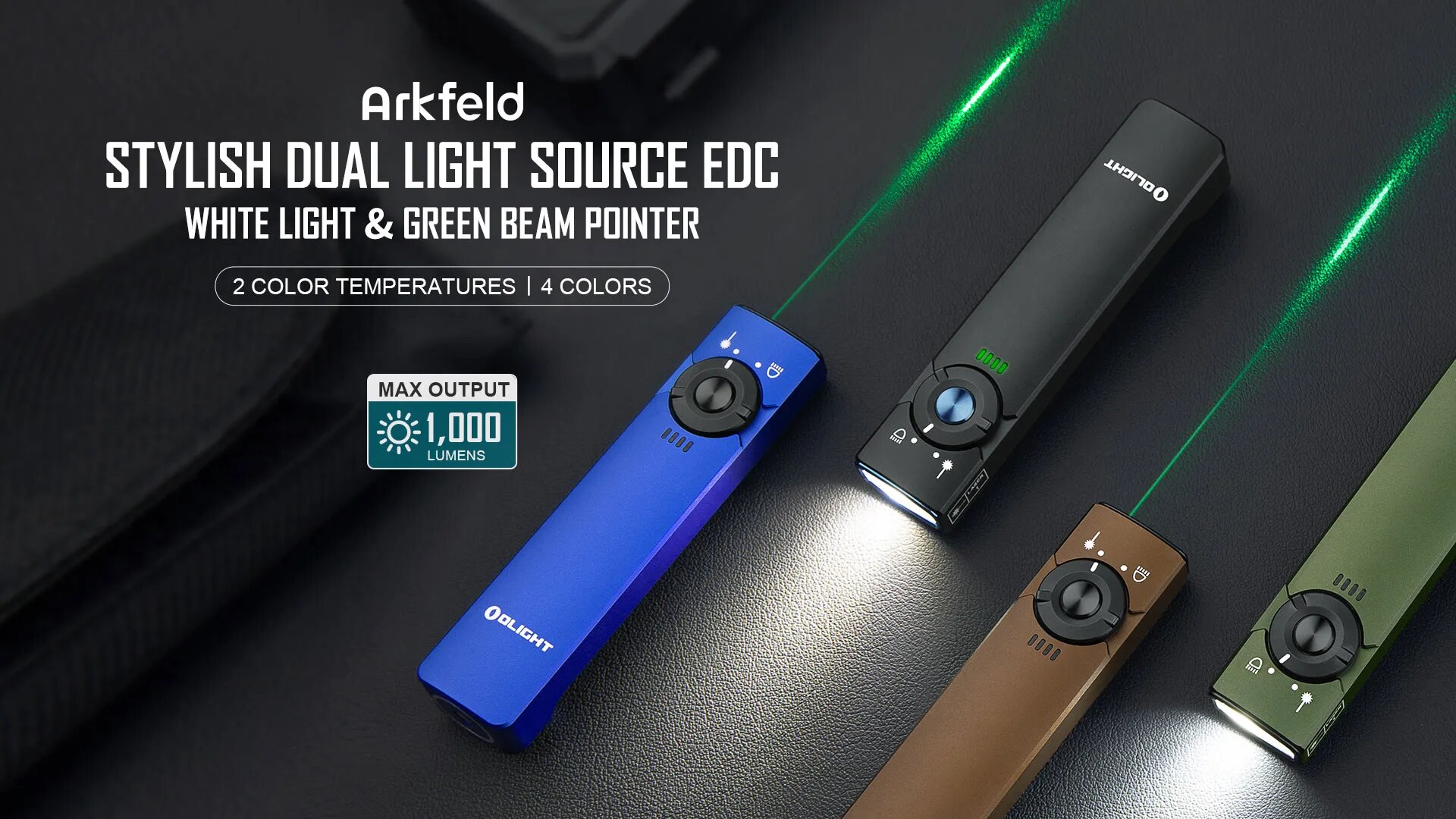 Ліхтар Olight Arkfeld Blue Фото 3